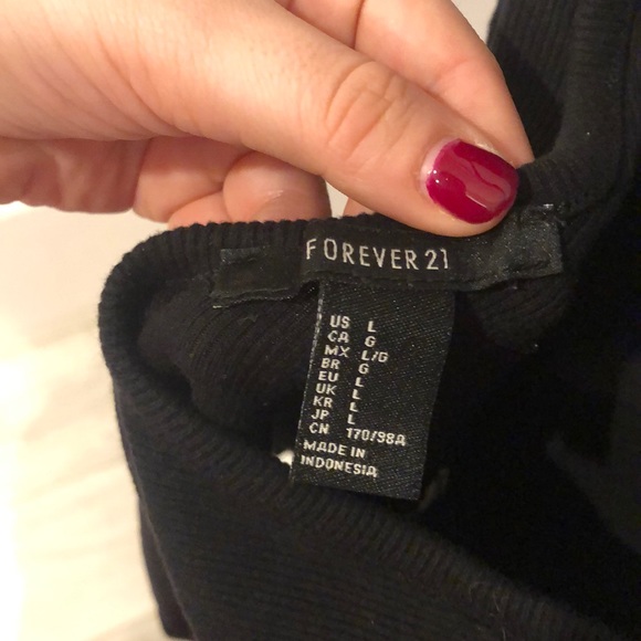 Forever 21 Black Bodysuit - Picture 3 of 4